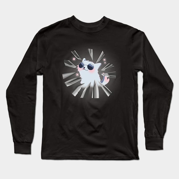 catoru meme Long Sleeve T-Shirt by Afire